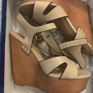 Sexy Tall Wedge Sandals - size 9